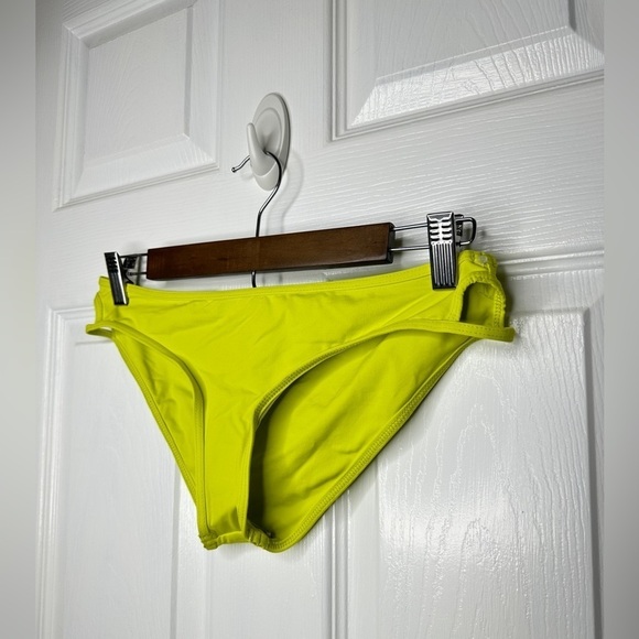 NWOT L *Space Rachel Hipster Cut-Out Bikini Swim Bottom Lime Light M - Picture 3 of 10